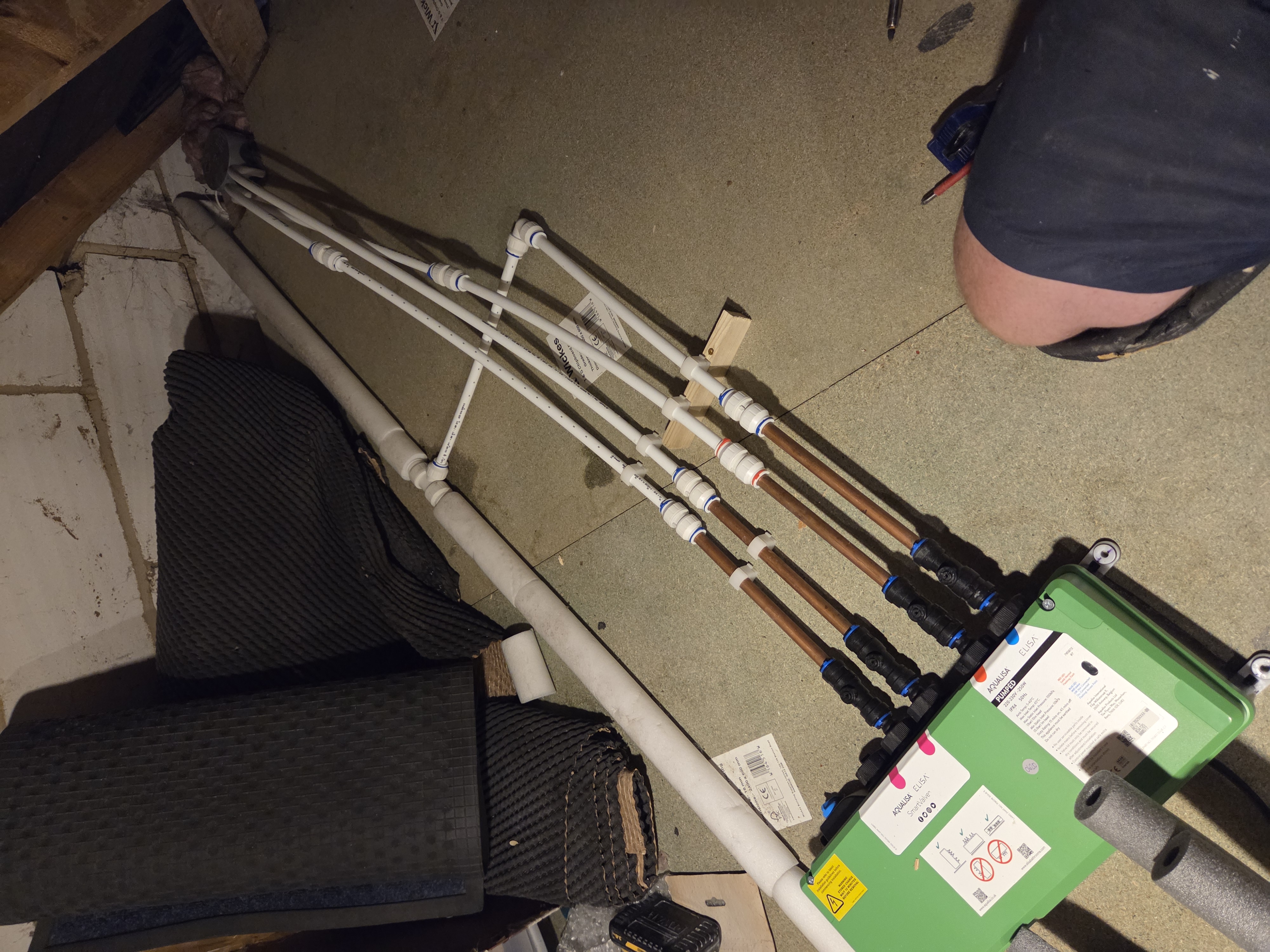Aqualisa shower pump install 